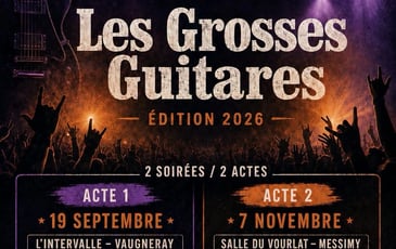 Les grosses guitares