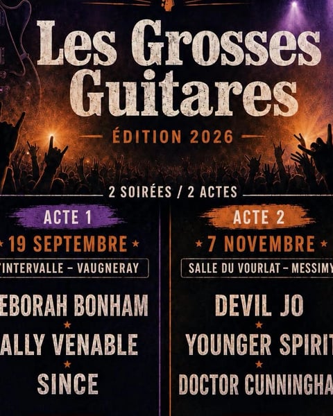 Les grosses guitares