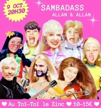 Concert du groupe Sambadass et Allan & Allan