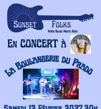 Concert du groupe Sunset Folks
