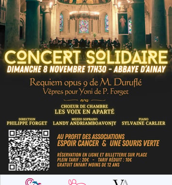 Concert solidaire avec les Voix en Aparté