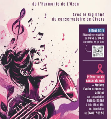 Soirée musicale solidaire pour Octobre Rose