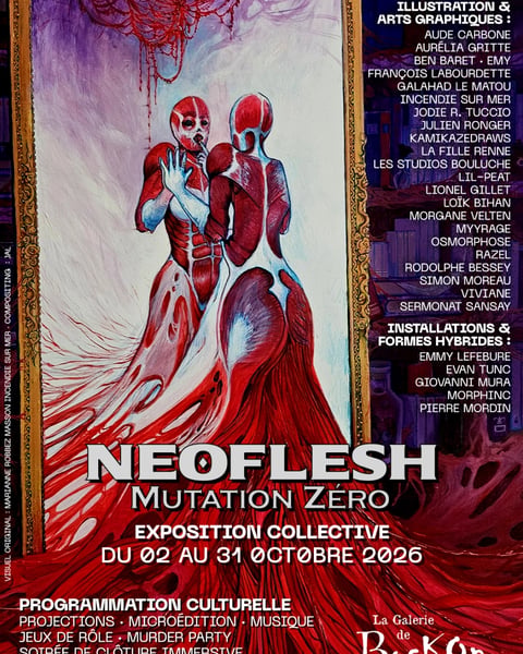 Exposition collective "NEOFLESH · Mutation Zéro"