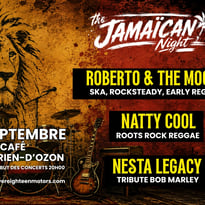 Roberto & The Moods + Natty Cool + Nesta Legacy, tribute Bob Marley