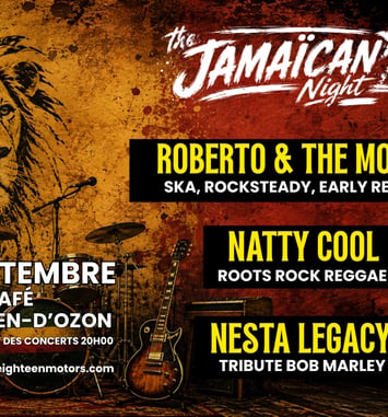 Roberto & The Moods + Natty Cool + Nesta Legacy, tribute Bob Marley