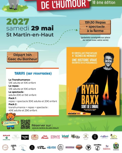 Ryad Baxx à la Transhumance de l'humour
