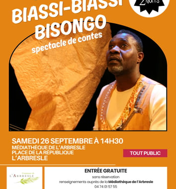 Robbas Biassi Biassi Bisongo - spectacle de contes tout public