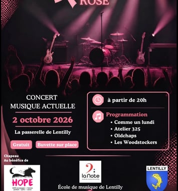 Concert musique actuelle Octobre Rose