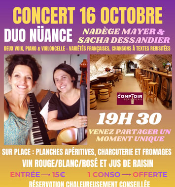 Nüance en concert au Comptoir Beaujolais