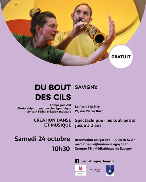 Spectacle Du bout des cils