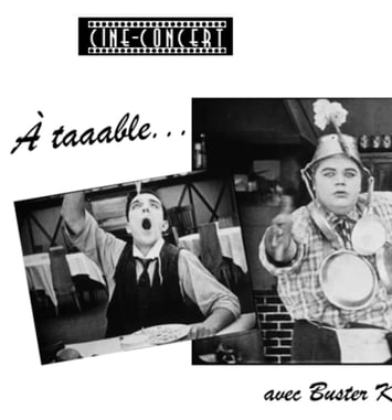 À Taaable... avec Buster Keaton et Fatty !