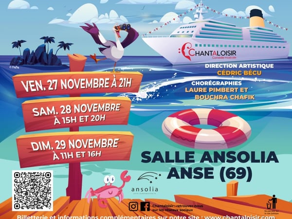 Comédie musicale Chantaloisir : Larguez les amarres