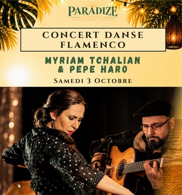 Dîner concert flamenco & danse au Paradize