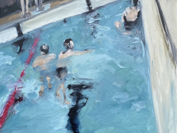 Série des « Baigneurs » de Rébecca Loulou