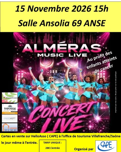 Concert caritatif Live Almeras