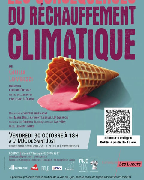 Les conséquences du réchauffement climatique - Spectacle de la Cie Les Lueurs