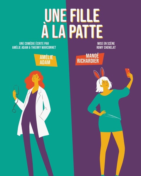 Une fille à la patte