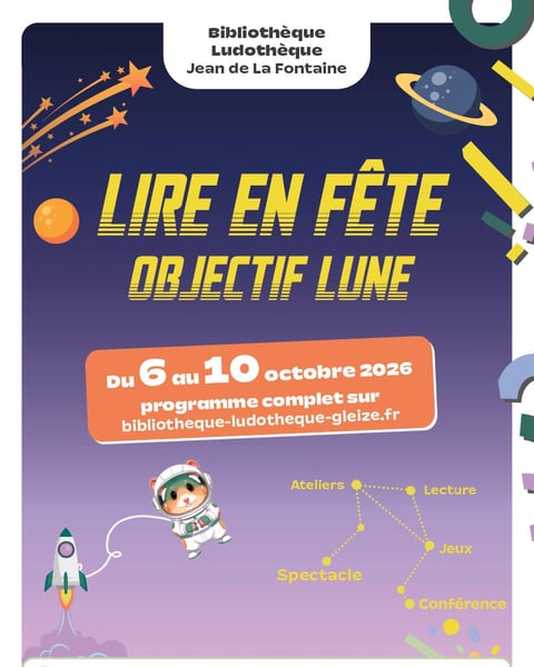 Lire en fête -Objectif Lune