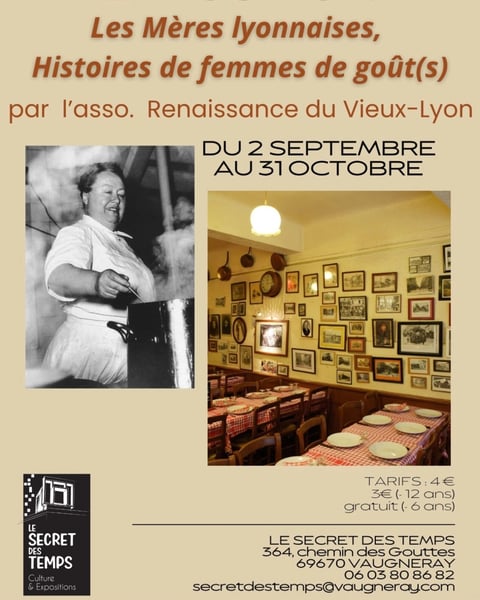Exposition « Les mères lyonnaises. Histoires de femmes de goût »