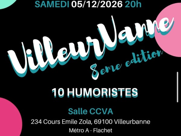 Festival Humour VilleurVanne édition 8 soir 2