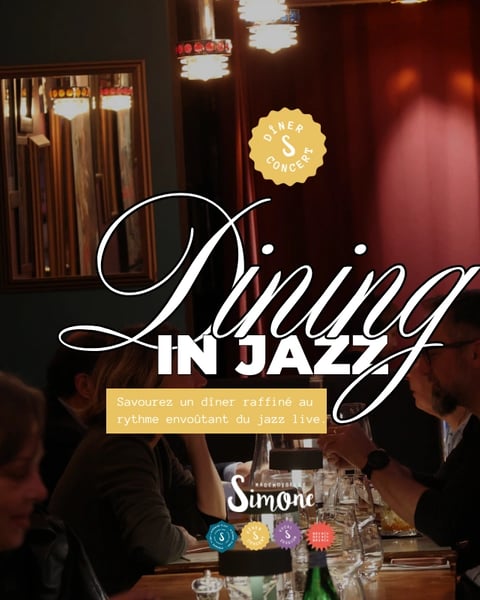 Dining in jazz : Expérience bistronomique et live jazz