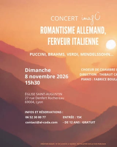 Concert du choeur de chambre ImagÔ
