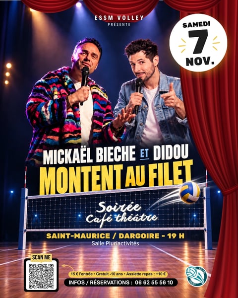 Mickaël Bièche et Didou montent au filet !