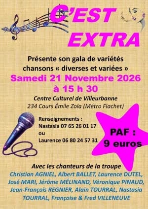 Concert du groupe artistique "C'est extra"