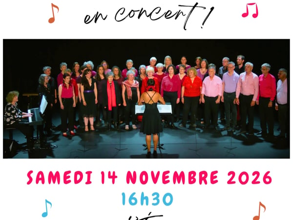 Concert de la chorale L'Accroche Choeur